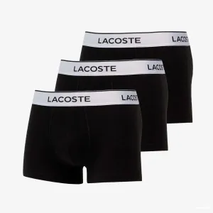 LACOSTE Underwear Trunk 3-Pack Black #998555