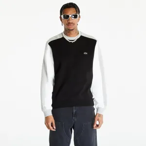 LACOSTE Men's Sweatshirt Black/ Silver Chine-White #1748581