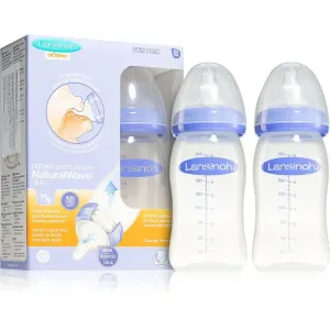 Lansinoh NaturalWave baby bottle Medium 2x240 ml #289575