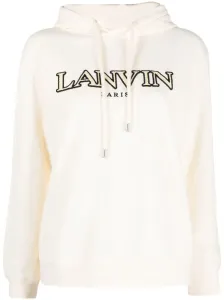 LANVIN - Logo Cotton Hoodie #1637014