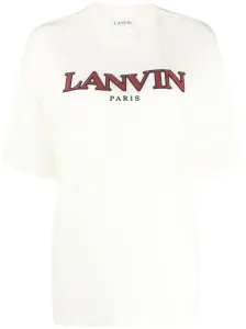 LANVIN - Logo Cotton T-shirt #1646296