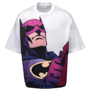 Lanvin Mens Oversize X Batman T-shirt White M