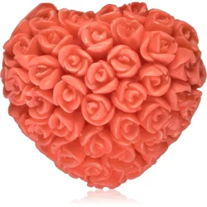 LaQ Happy Soaps Red Heart With Roses bar soap 40 g