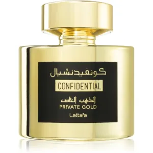 Lattafa Confidential Private Gold eau de parfum unisex 100 ml