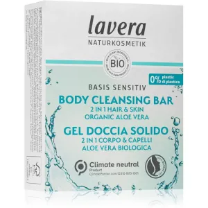 LaveraBasis Sensitiv 2 in 1 Hair & Skin Body Cleansing Bar - With Organic Aloe Vera 50g/1.7oz