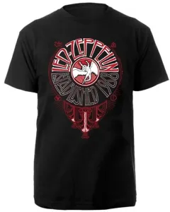 Led Zeppelin T-Shirt Deco Circle Black XL #23892