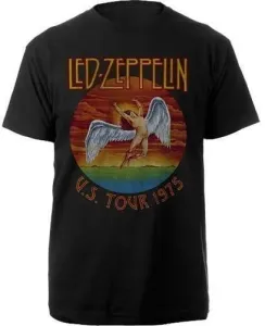 Led Zeppelin T-Shirt USA Tour '75 Unisex Black 2XL