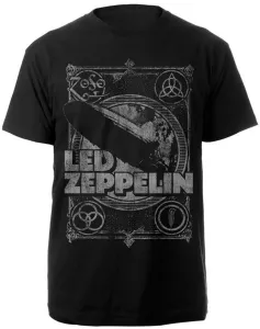 Led Zeppelin T-Shirt Vintage Print LZ1 Black L #1149241