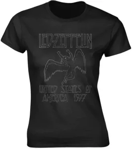 Led Zeppelin T-Shirt Usa 1977 Black XL #1517072