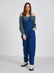 Lee Mom Bib Trousers with braces Blue