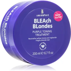 Lee Stafford Bleach Blondes Purple reign mask neutralising yellow tones 200 ml
