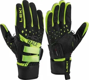 Leki HRC Race Shark Black/Neonyellow 8 Ski Gloves