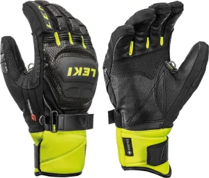 Leki Worldcup Race Coach Flex S Gore-Tex Black/Ice Lemon 10 Ski Gloves