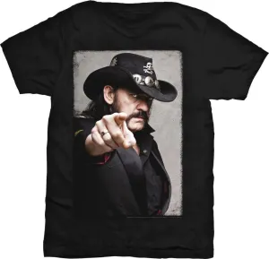 Lemmy Kilmister T-Shirt Pointing Photo Men Black XL