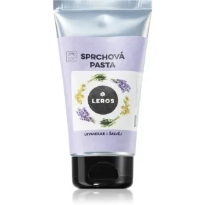 Leros Shower paste lavender & sage shower balm with moisturising effect 130 ml