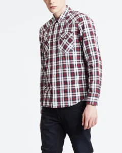 Levi's® Barstow Western Bodhran Shirt Red White