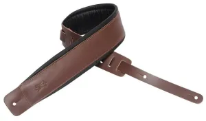 Levys DM1PD Leather guitar strap Brown