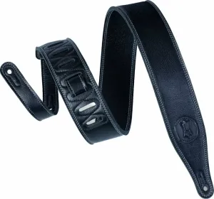 Levys M17SS Leather guitar strap Black