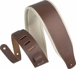 Levys M26PD Leather guitar strap Brown