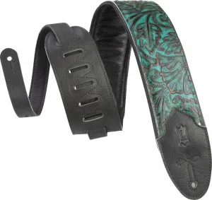 Levys M4WP-001 Leather guitar strap Palm Jade