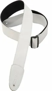 Levys M7GP Leather guitar strap White