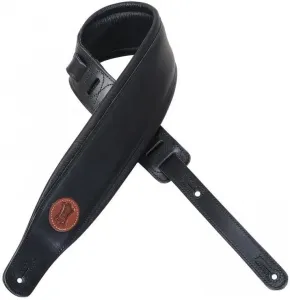 Levys MSS1 Leather guitar strap Black