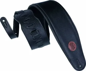 Levys MSS2-4-XL Leather guitar strap Black
