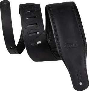 Levys PM32BH Leather guitar strap Black