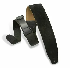 Levys Right Height Suede Leather guitar strap