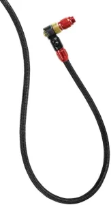 Lezyne ABS-1 Pro Braided Floor Pump Hose Red/Hi Gloss Track Pump