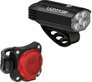 Lezyne Fusion Drive 500+/Zecto Drive 200+ Pair Satin Black/Black Front 500 lm / Rear 200 lm Cycling light