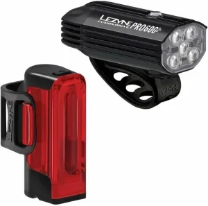 Lezyne Fusion Drive Pro 600+/Strip Drive 300+ Pair Satin Black/Black Front 600 lm / Rear 300 lm Cycling light