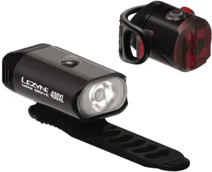 Lezyne Mini Drive 400XL / Femto USB Drive Black Front 400 lm / Rear 5 lm Cycling light