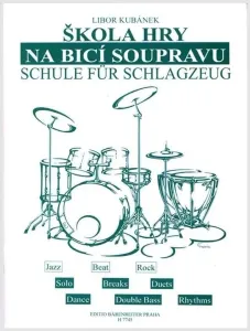 Libor Kubánek Škola hry na bicí soupravu Music Book