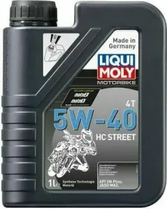 Liqui Moly 20750 Motorbike 4T 5W-40 HC Street 1L Engine Oil