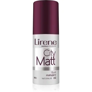 Lirene City Matt mattifying liquid foundation with smoothing effect shade 204 Natural 30 ml