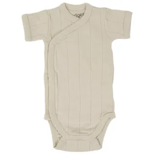 Lodger Romper Tribe Size 68 baby onesie with short sleeves Birch 1 pc
