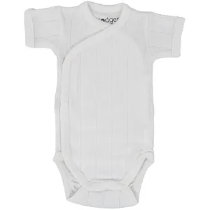 Lodger Romper Tribe Size 68 baby onesie with short sleeves Cloud Dancer 1 pc