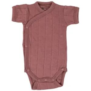 Lodger Romper Tribe Size 68 baby onesie with short sleeves Rosewood 1 pc