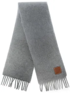 LOEWE - Mohair And Wool Fringed Scarf #1815527