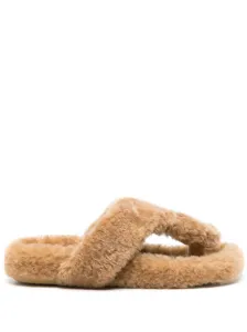 LOEWE - Faux Fur Slides Sandals #1661493