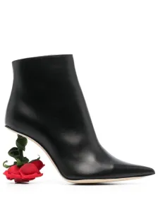 LOEWE - Leather Heel Ankle Boots #1631702