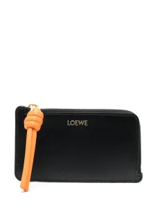 LOEWE - Knot Leather Credit Card Case