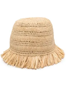 LOEWE PAULA'S IBIZA - Logo Crochet Bucket Hat