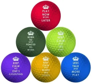 Longridge Keep Calm Golf Balls 6 pcs