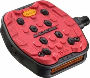 Look Trail Grip Red Flat pedals
