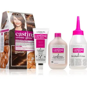 L’Oréal Paris Casting Creme Gloss hair colour shade 603 Chocolate Caramel