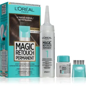 L’Oréal Paris Magic Retouch Permanent root touch-up hair dye with applicator shade 4 DARK BROWN