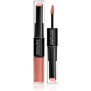 L’Oréal Paris Infallible long-lasting lipstick and lip gloss 2-in-1 shade 312 Incessant Russet 5 ml
