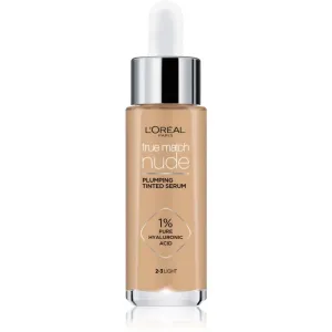 L’Oréal Paris True Match Nude Plumping Tinted Serum serum to even out skin tone shade 2-3 Light 30 ml